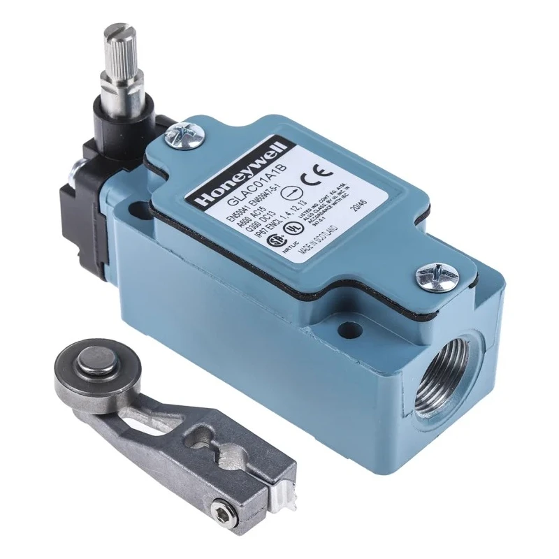 Honeywell Technologies GLA Series Roller Lever Limit Switch 1 NC/1 NO IP67 Die Cast Zinc Housing 600V AC 6A 