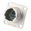 JAE Circular Connector, 5 Contacts, Panel Mount Plug, Miniature Connector, Male, Aluminium Alloy Housing SRCN2A13-5P