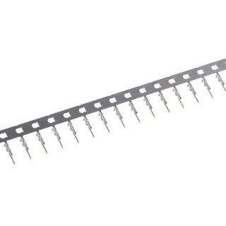 JAE FI-R Series Male Crimp Terminal, 36 AWG Minimum Wire Size, 30 AWG Maximum Wire Size, Gold Plated FI-RC3-1A-1E-15000