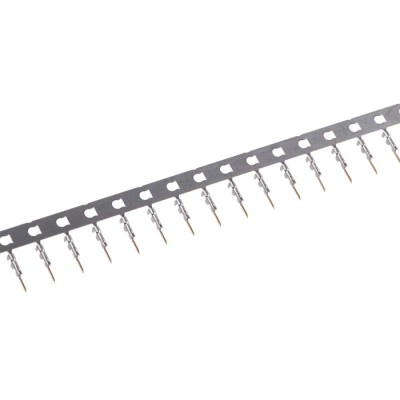 JAE FI-R Series Male Crimp Terminal, 36 AWG Minimum Wire Size, 30 AWG Maximum Wire Size, Gold Plated FI-RC3-1A-1E-15000