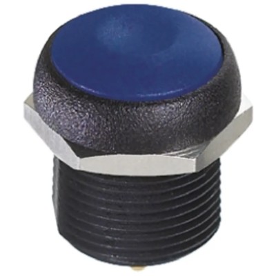 APEM Push Button Switch, Momentary, Panel Mount, 16 mm Cutout, SPST, IP67, Green Actuator IRR3S432