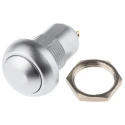 APEM IP Series Push Button Switch, Latching, Panel Mount, 12.9 mm Cutout, SPST, Silver Actuator, Blue Green Red IPR1SAD0105