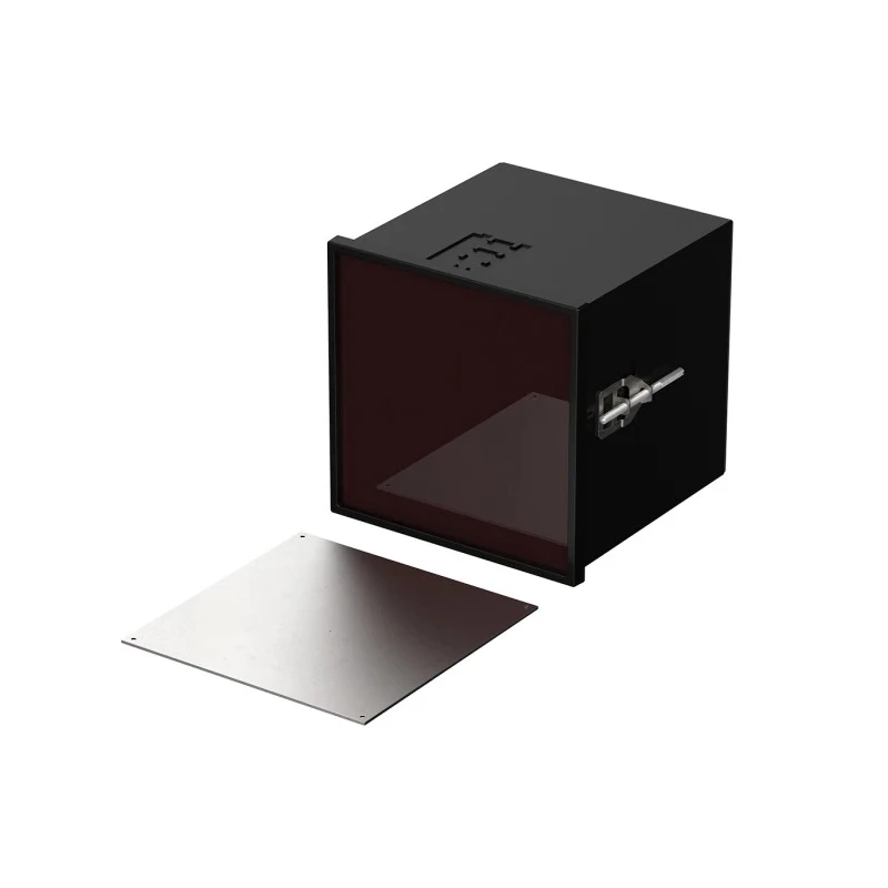 Bopla Black Polyphenylene Ether and Polystyrene Electrical Enclosure Uninorm (Set) Series IP40 17981301.H NGS 9813