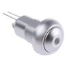 APEM IP Series Illuminated Push Button Switch, Latching, Panel Mount, 12.9 mm Cutout, SPST, Green LED, IP67 IPR1SAD0LOG105