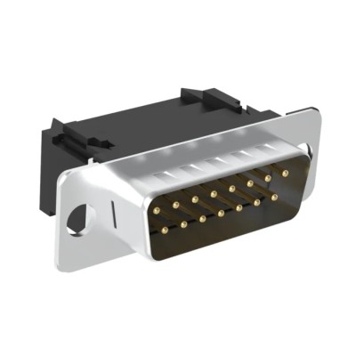 Amphenol Communications Solutions DFR 15 Way Right Angle 2.74 mm Pitch Cable D-Sub Connector Male L17DAFRA15P