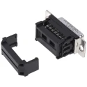 Amphenol Communications Solutions DFR 15 Way Right Angle 2.74 mm Pitch Cable D-Sub Connector Male L17DAFRA15P