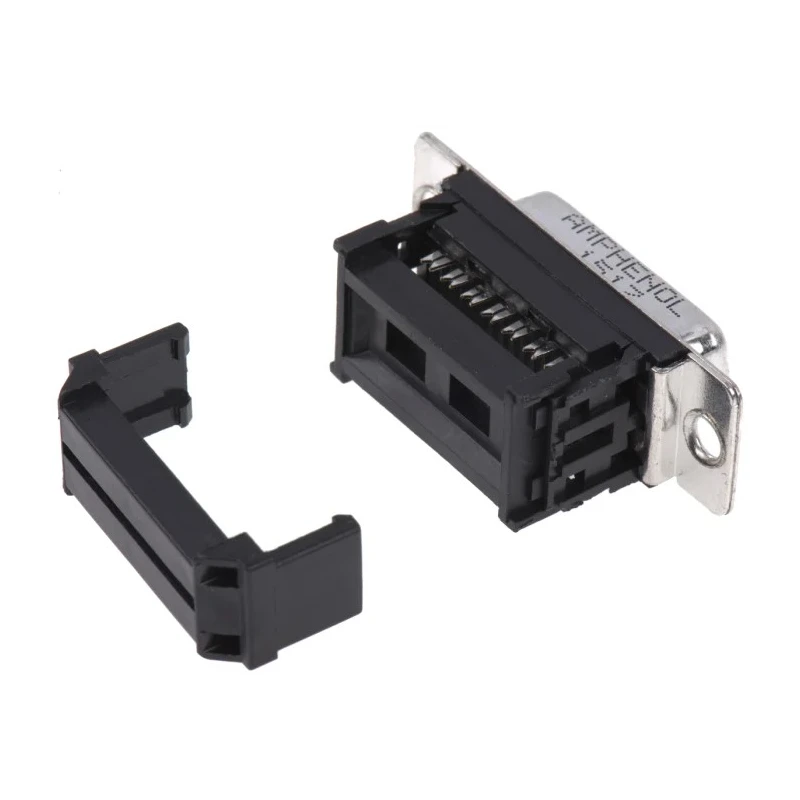 Amphenol Communications Solutions DFR 15 Way Right Angle 2.74 mm Pitch Cable D-Sub Connector Male L17DAFRA15P