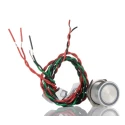 APEM Illuminated Momentary Piezo Switch SPST IP68, Solder Terminals, 200mA Current, -40°C to 75°C IP68 