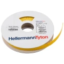 HellermannTyton Yellow Print Polyolefin Cable Labels, 15 mm Width x 100 mm Length, 120 Per 556-21074 TIPTAG15X100YE-PO-YE