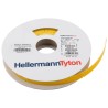 HellermannTyton Yellow Print Polyolefin Cable Labels, 15 mm Width x 100 mm Length, 120 Per 556-21074 TIPTAG15X100YE-PO-YE