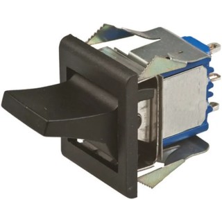 APEM DPDT On-On On-On Rocker Switch Panel Black Actuator Rectangular 7000 Series 12.5x15 mm 6A 30V dc 250V 7646AD+U1202+U702