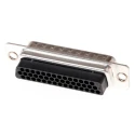 HARTING D-Sub 44 Way Straight 2.29 mm Pitch Cable D-Sub Connector with Screw Lock Male 09563005601