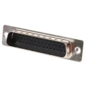 HARTING D-Sub 44 Way Straight 2.29 mm Pitch Cable D-Sub Connector with Screw Lock Male 09563005601
