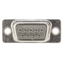 HARTING D-Sub 9 Way Straight 2.77 mm Pitch Panel Mount D-Sub Connector with Flange Male 09672095615