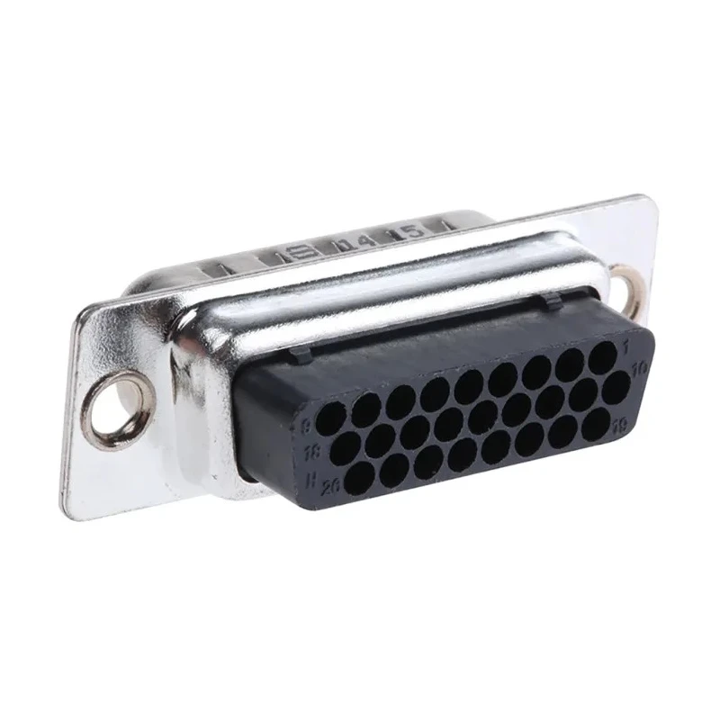 HARTING D-Sub 26 Way Straight 2.29 mm Pitch Cable D-Sub Connector with Screw Lock Male 09562005601