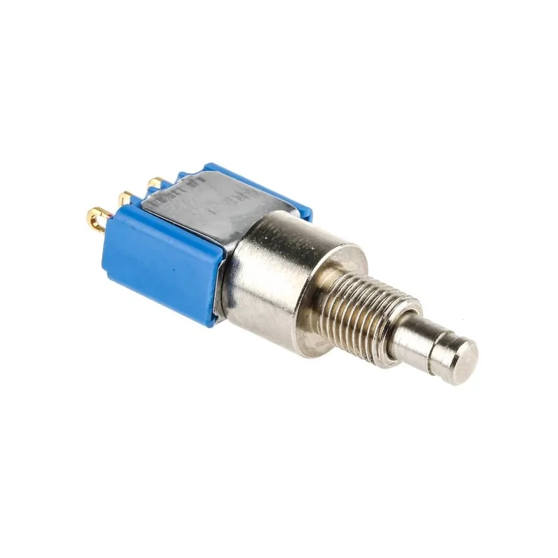 Apem 8000 Series Miniature Push Button Switch, Momentary, Panel Mount, 6.5 mm Cutout, SPDT, IP65, 30V DC 250V AC 8632ADBK