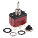 APEM Toggle Switch Panel Mount On-Off-On DPST Tab Terminal 24V dc 28V ac 3647NF/2