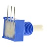 Bourns Incremental Encoder, 16ppr, Quadrature Signal, Solid Shaft 6.35 mm, Panel Mount, IP67, 120rpm, Model 3315C-001-016L