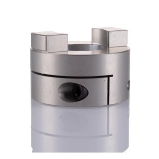 Huco Aluminium Clamp Style Flexible Coupler 28mm Bore 57.1mm OD 57mm Length 452H57.54