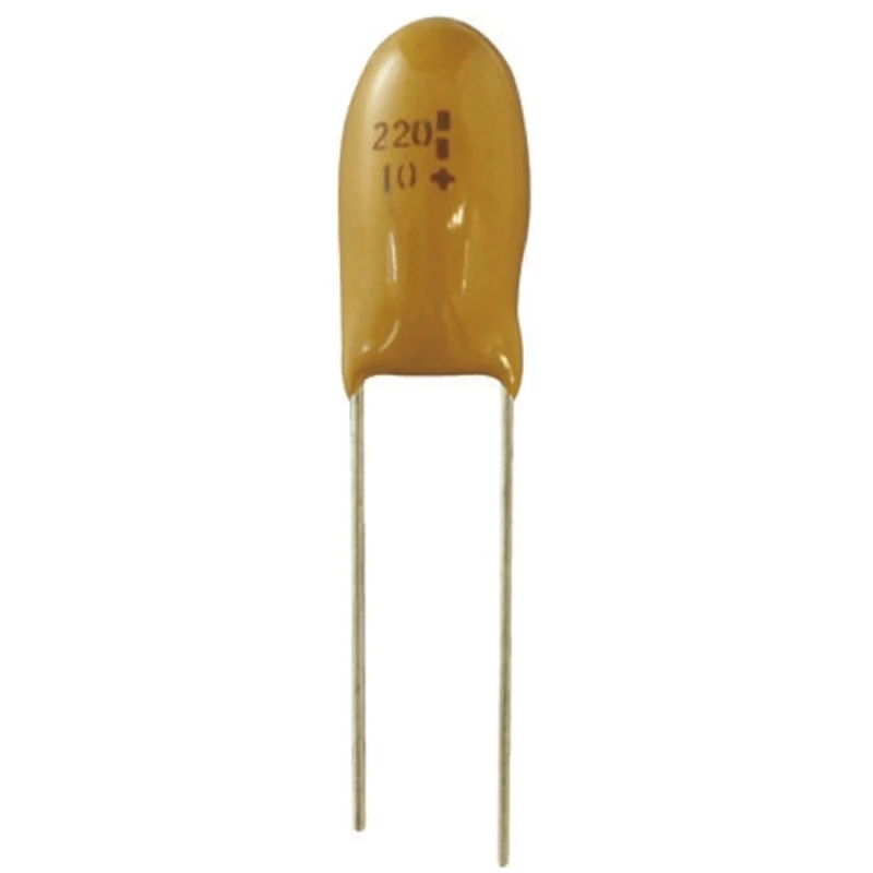 TANCAP TECHNOLOGY Electrolytic Tantalum Capacitor 470 nF 35V dc Through Hole TBM Series TBM1V474AECB