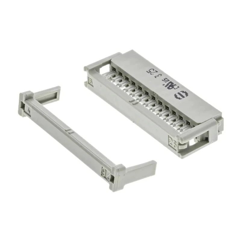 HARTING 26-Way 2 Row Female IDC Connector for Cable 2.54mm Pitch, 320V AC, 2.5A 09185267813