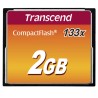 Transcend Compact Flash Card 2 GB MLC NAND, 133x, 50 Mbps Read, 20 Mbps Write TS2GCF133
