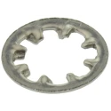 RS PRO Stainless Steel Plain Internal Tooth Shakeproof Washer, M8, DIN 6797J 187-0614