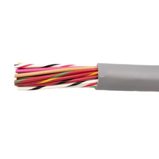Alpha Wire Alpha Essentials Communication & Control Control Cable 30 Cores 0.35mm² 22 AWG Unscreened Grey 1181/30C SL001