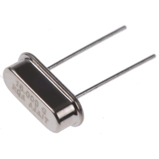 IQD 16 MHz Crystal ±30 ppm HC-49 2-Pin Through Hole 18pF Load Capacitance 16.000MHz /4H/30/50/-40+85/18pF/ATF HC49