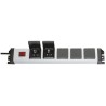 Kopp POWERversal 1.4 m 5 Socket Type F Extension Socket 25V AC 16A 3600W Surge Protected RCD Protected Switchable 227320017