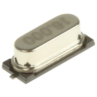 Euroquartz 16 MHz Crystal ±30 ppm Frequency Tolerance Surface Mount 2-Pin 4.2 mm x 16.000MHz 49USMX/30/50/-40+85/18pF/ATF