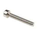 RS PRO Plain Stainless Steel Hex Socket Cap Screw, Hex Socket, M4 x 25 mm 187-1285