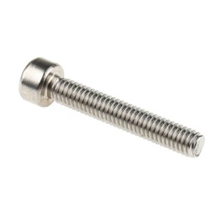 RS PRO Plain Stainless Steel Hex Socket Cap Screw, Hex Socket, M4 x 25 mm 187-1285
