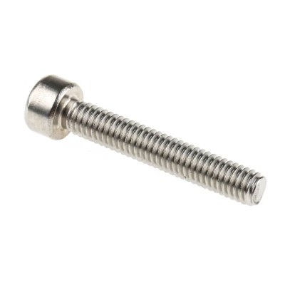 RS PRO Plain Stainless Steel Hex Socket Cap Screw, Hex Socket, M4 x 25 mm 187-1285