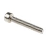 RS PRO Plain Stainless Steel Hex Socket Cap Screw, Hex Socket, M4 x 25 mm 187-1285