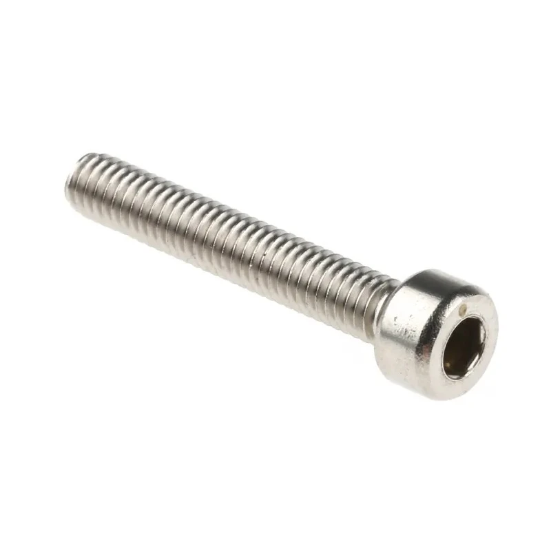 RS PRO Plain Stainless Steel Hex Socket Cap Screw, Hex Socket, M4 x 25 mm 187-1285