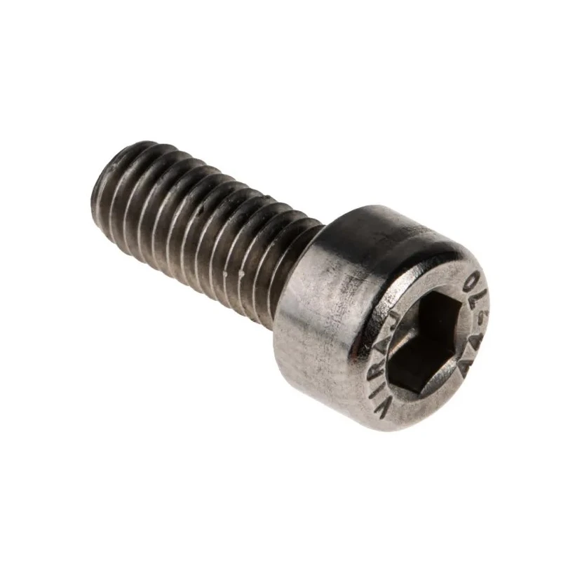 RS PRO Plain Stainless Steel Hex Socket Cap Screw, Hex Socket Drive, M5 x 12 mm 187-1314