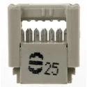 HARTING 6-Way IDC Connector Female for Cable, 2 Row, 320V AC, Gold Contact Plating, SEK 18 09185067803