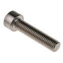 RS PRO Plain Stainless Steel Hex Socket Cap Screw, Hex Socket, M8 x 35 mm 187-1516