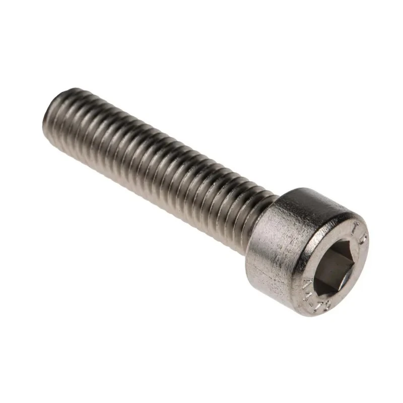 RS PRO Plain Stainless Steel Hex Socket Cap Screw, Hex Socket, M8 x 35 mm 187-1516