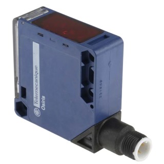 Telemecanique Sensors Polarised Retroreflective Compact Photoelectric Sensor 24V DC 100mA IP65 50x50mm XUK9APANM12