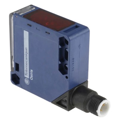 Telemecanique Sensors Polarised Retroreflective Compact Photoelectric Sensor 24V DC 100mA IP65 50x50mm XUK9APANM12