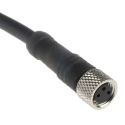 Telemecanique Sensors Female 3 Way Straight to Unterminated 3 Way Free End Sensor Actuator Cable, 5m XZCP0566L5