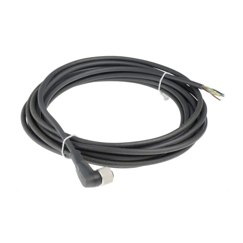 Telemecanique Sensors Female 5 Way Right Angle to Female Unterminated Sensor Actuator Cable 5 m XZCP1264L5