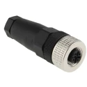 Telemecanique Sensors Circular Connector 5 Contacts Cable M12 Socket Female IP67 36V 3A XZCC12FDM50B