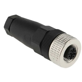 Telemecanique Sensors Circular Connector 5 Contacts Cable M12 Socket Female IP67 36V 3A XZCC12FDM50B