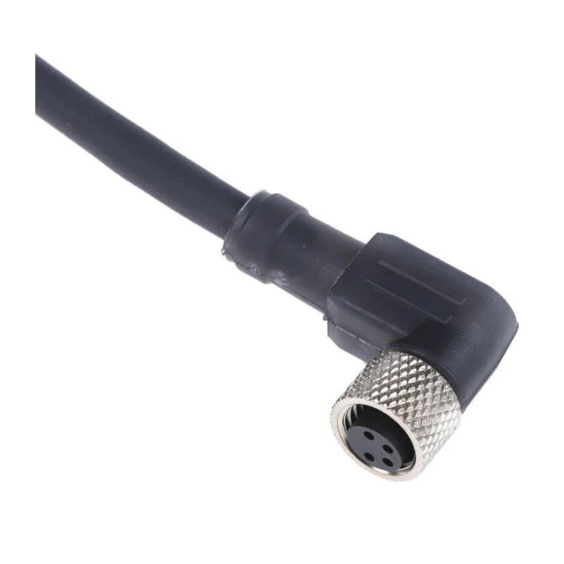 Telemecanique Sensors Female 4 Way Right Angle to 3 Way Unterminated Sensor Actuator Cable 10m XZCP1041L10