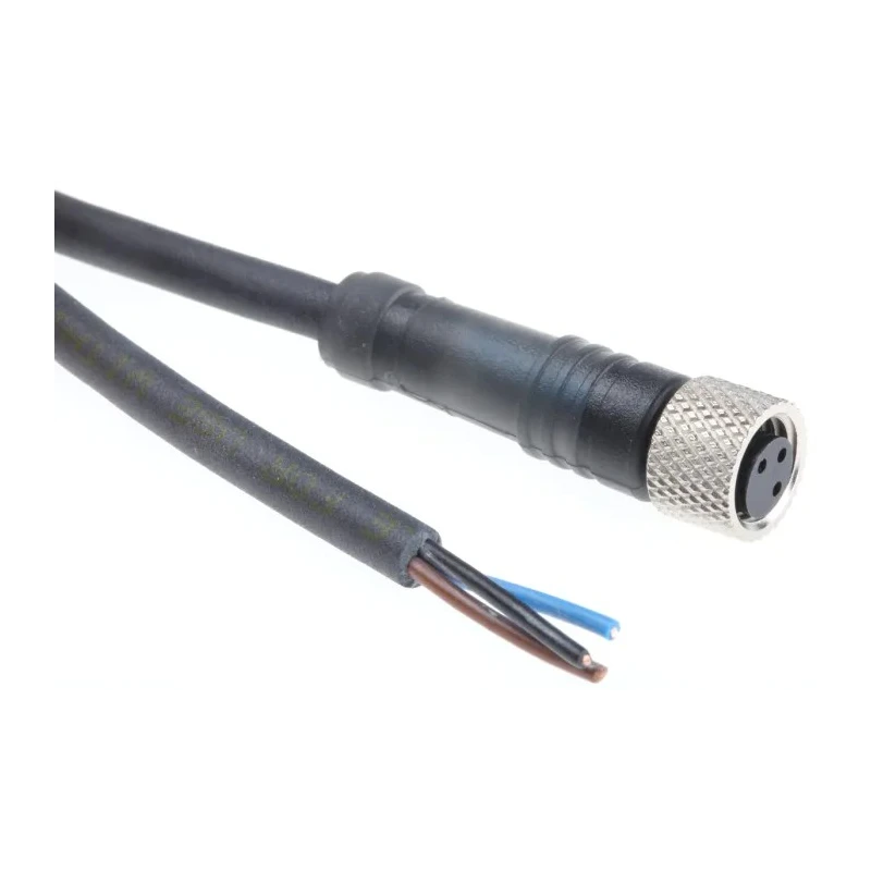 Telemecanique Sensors Female 3 Way Straight to 3 Way Unterminated Sensor Actuator Cable 2 m XZCP0566L2