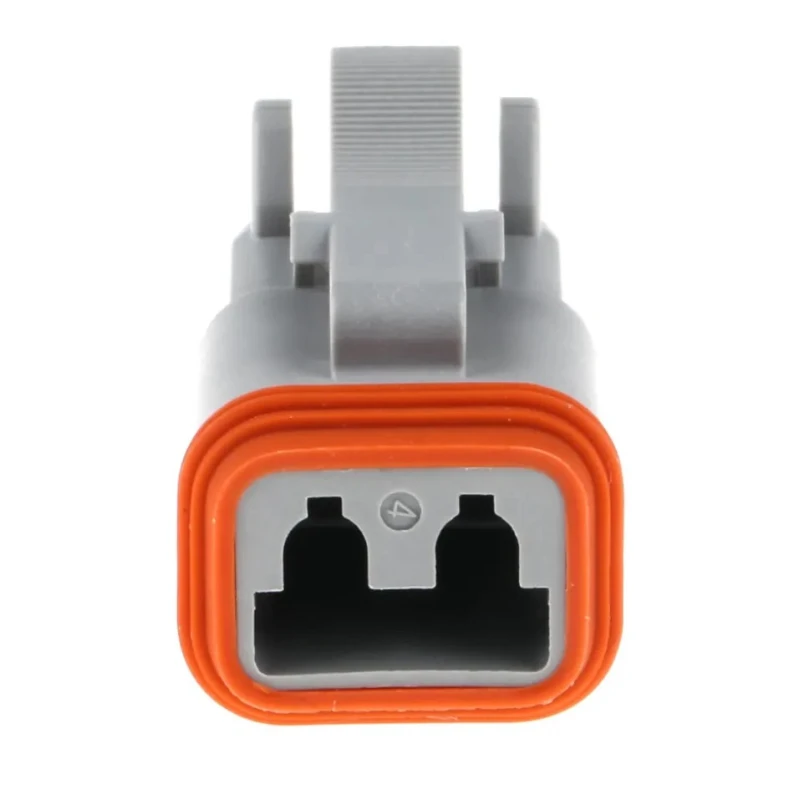 Amphenol Industrial AT Automotive Connector Male Grey Cable 2 Way Crimp Termination 13A Current AT06-2S