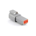Amphenol Industrial AT Automotive Connector Female Green Cable 2 Way Crimp Termination AT04-2P